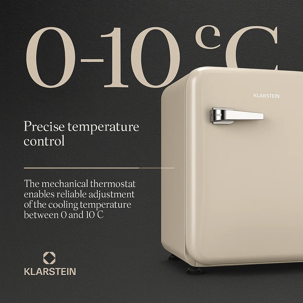 Audrey Evo Mini Koelkast 68L | Creme