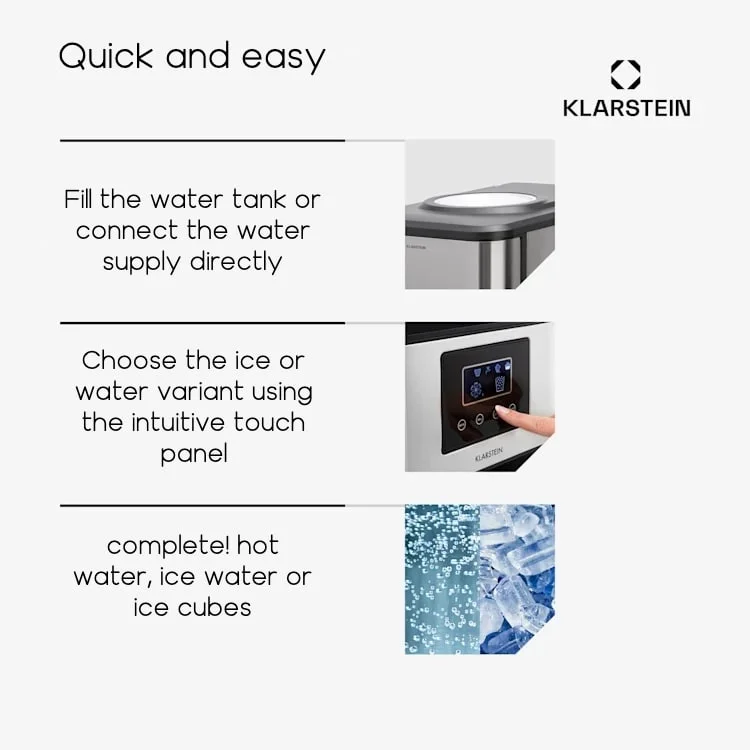 Aqueous Ijsblokjesmachine | RVS