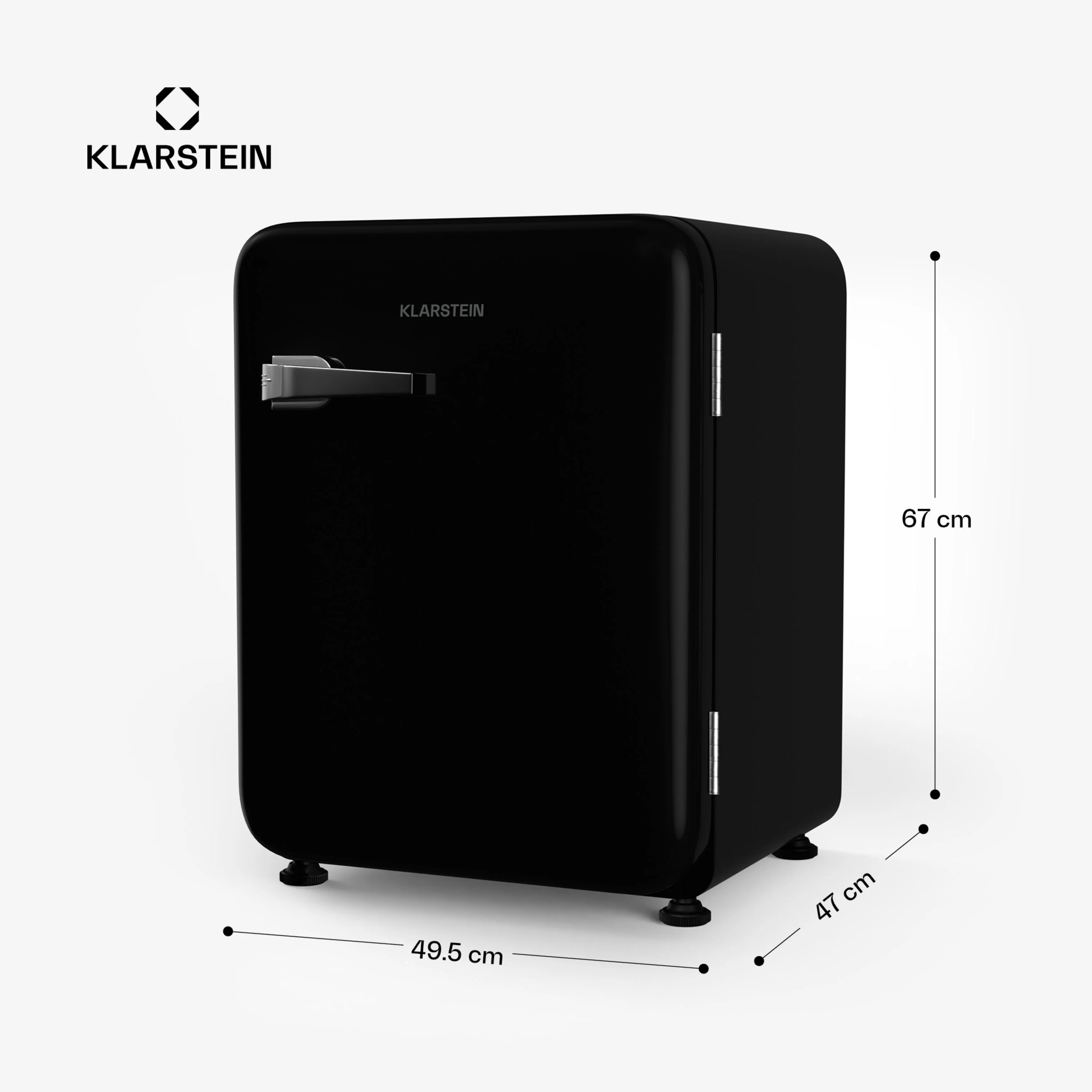 Audrey Evo Mini Koelkast 68L | Zwart