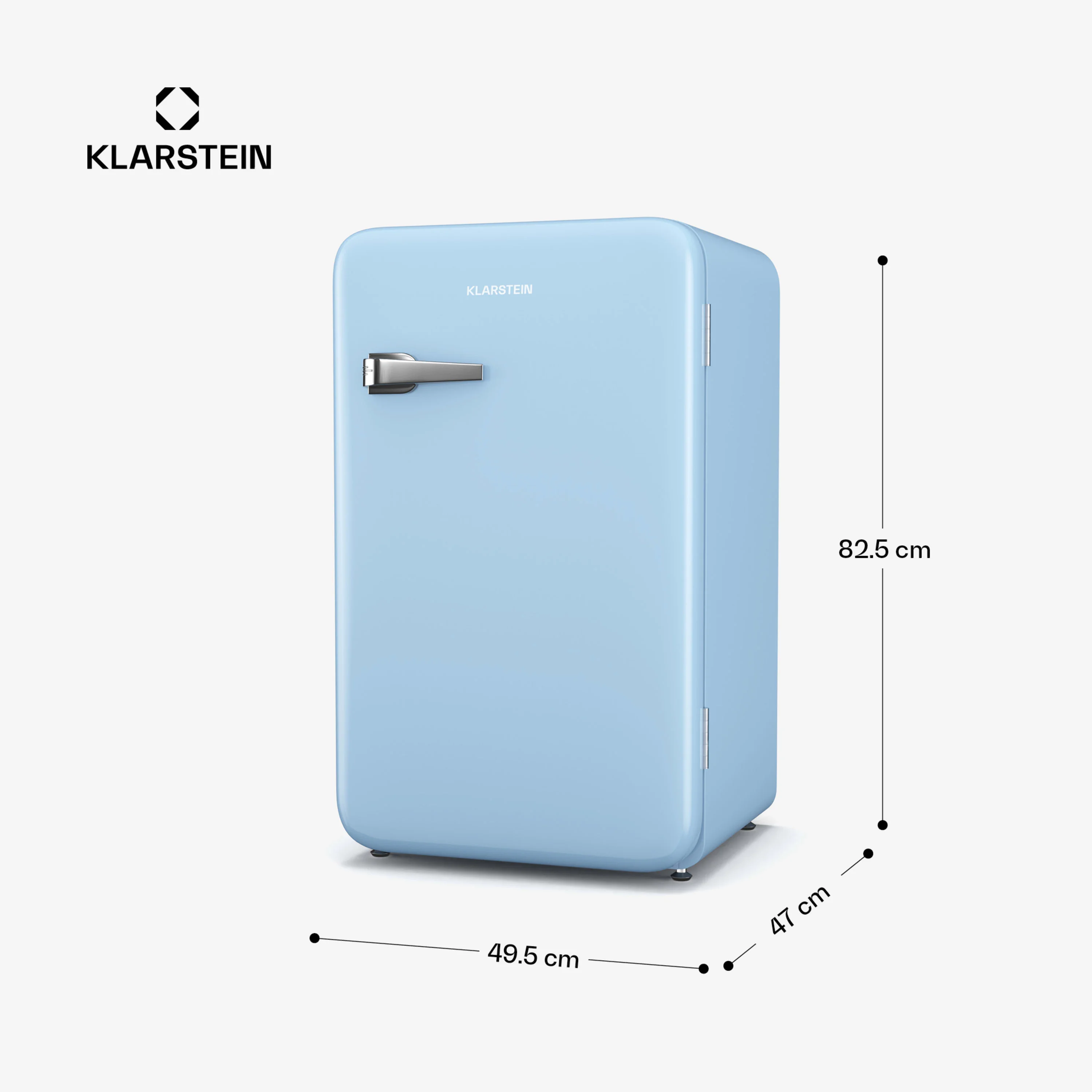 Audrey Evo Mini Koelkast 90L | Blauw