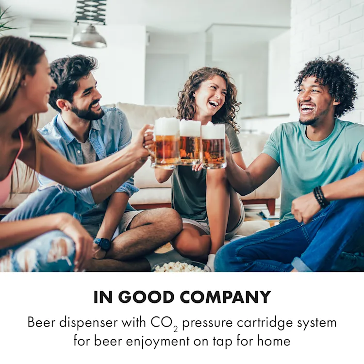 Beerkules biertapinstallatie Zwart - Zilver